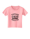 90th Birthday Vintage Birth Year 1929 Toddler T-Shirt by TooLoud-TooLoud-Candy-Pink-2T-Davson Sales