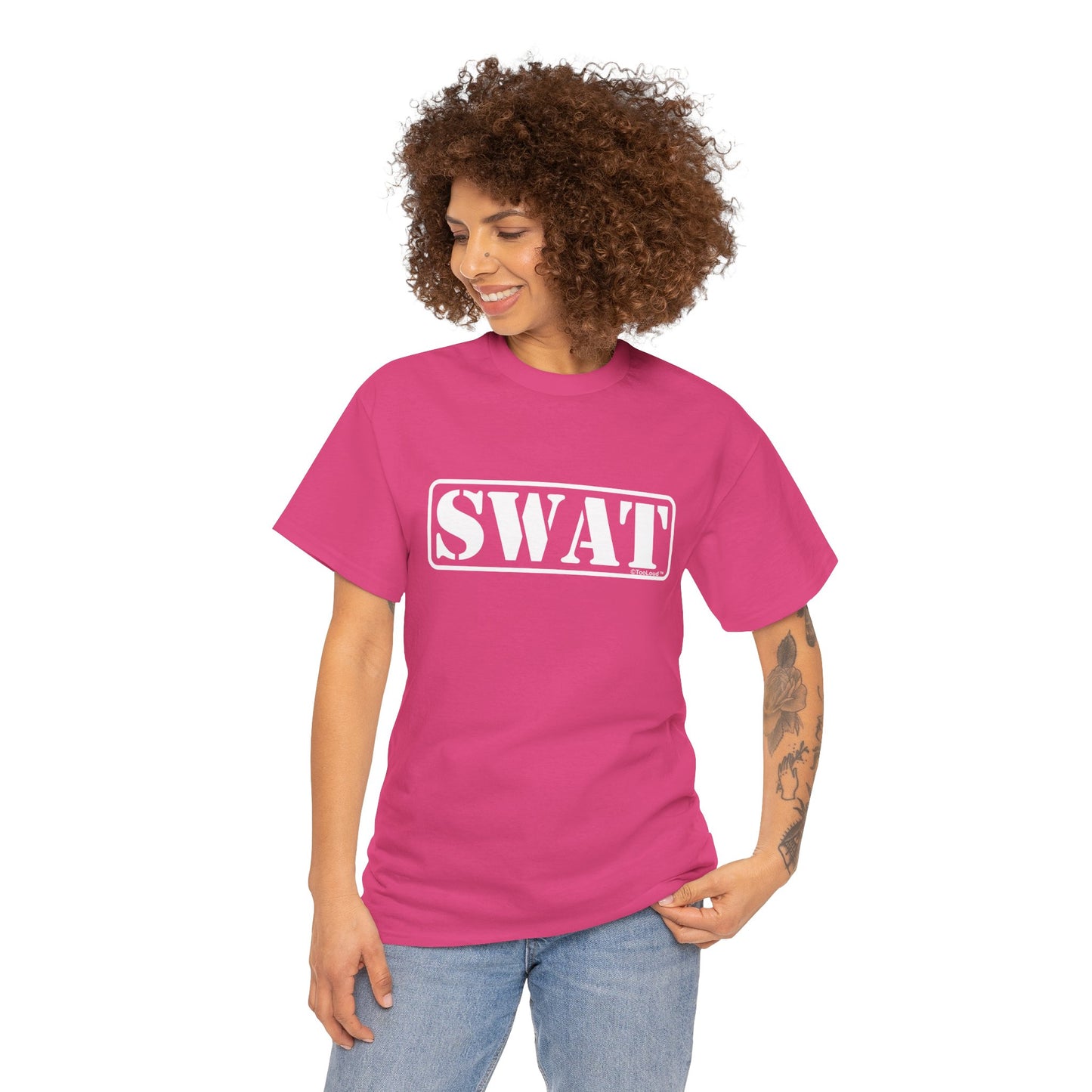 SWAT Team Logo – Text #2 Women’s Dark T-Shirt by TOOLOUD™