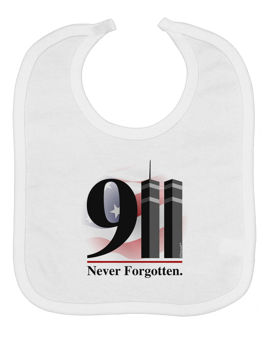 911 Never Forgotten Baby Bib