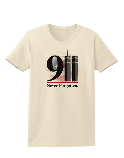 911 Never Forgotten Womens T-Shirt-Womens T-Shirt-TooLoud-Natural-XXXX-Large-Davson Sales