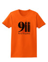 911 Never Forgotten Womens T-Shirt-Womens T-Shirt-TooLoud-Orange-XXXX-Large-Davson Sales