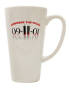 91101 Memorial Tribute 16 oz Conical Latte Coffee Mug - TooLoud-Conical Latte Mug-TooLoud-White-Davson Sales