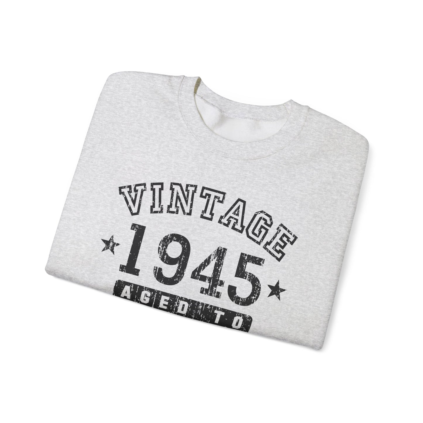 1945 - Vintage Birth Year Sweatshirt Adults Unisex by TOOLOUD