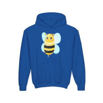 Cute Bee Youth Children's Hooded Sweatshirt by TooLoud