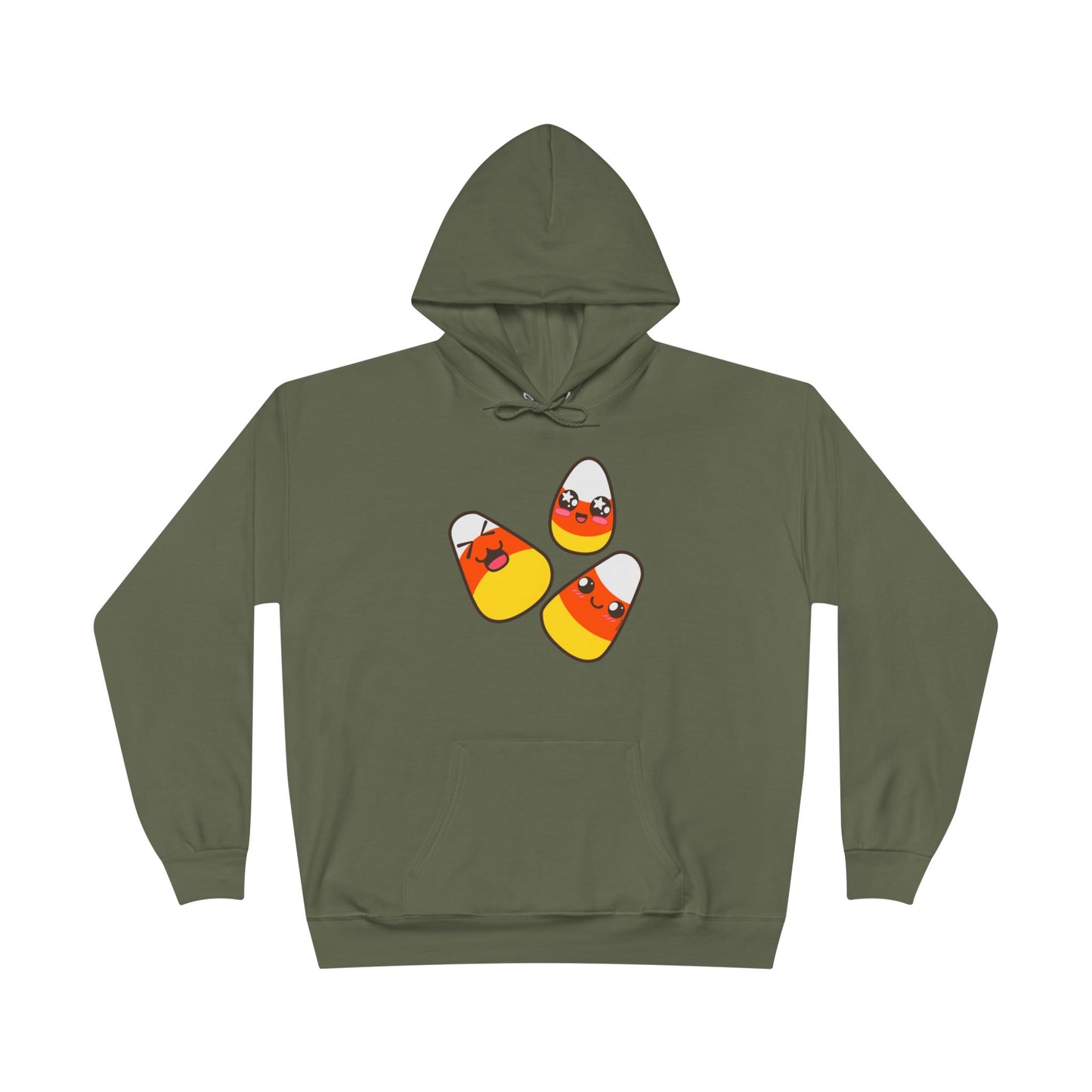Cute Candy Corn Family Halloween Adult Hoodie Sweatshirt by TOOLOUD