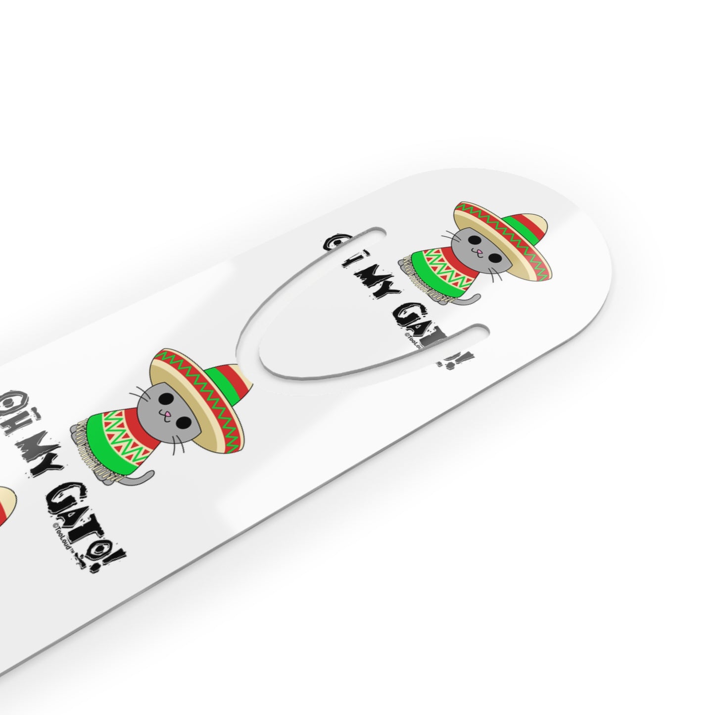 Oh My Gato – Cinco De Mayo Aluminum Paper Clip Bookmark by TOOLOUD