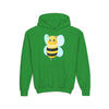 Cute Bee Youth Children's Hooded Sweatshirt by TooLoud