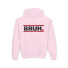 TOOLOUD Bruh Text Only Youth Children's Hoodie