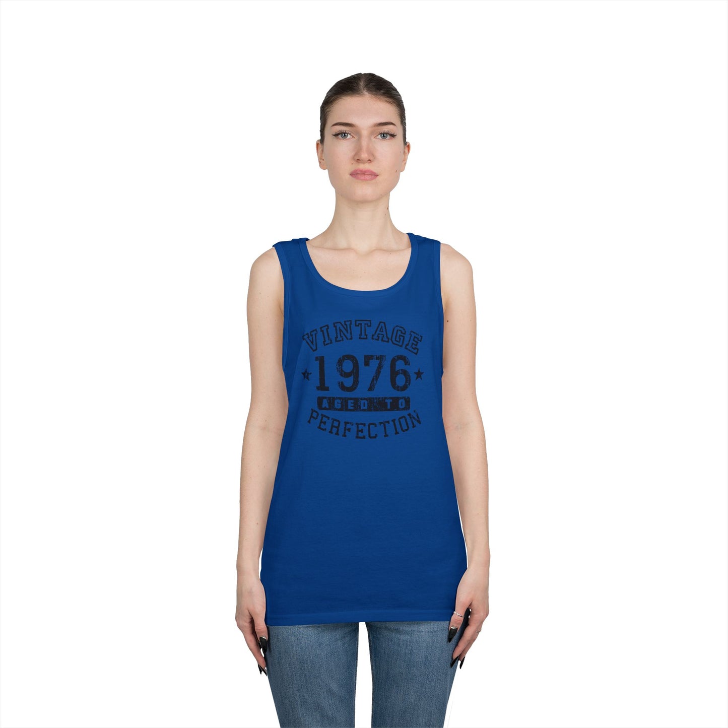 1976 – Vintage Birth Year Unisex Tank Top by TOOLOUD
