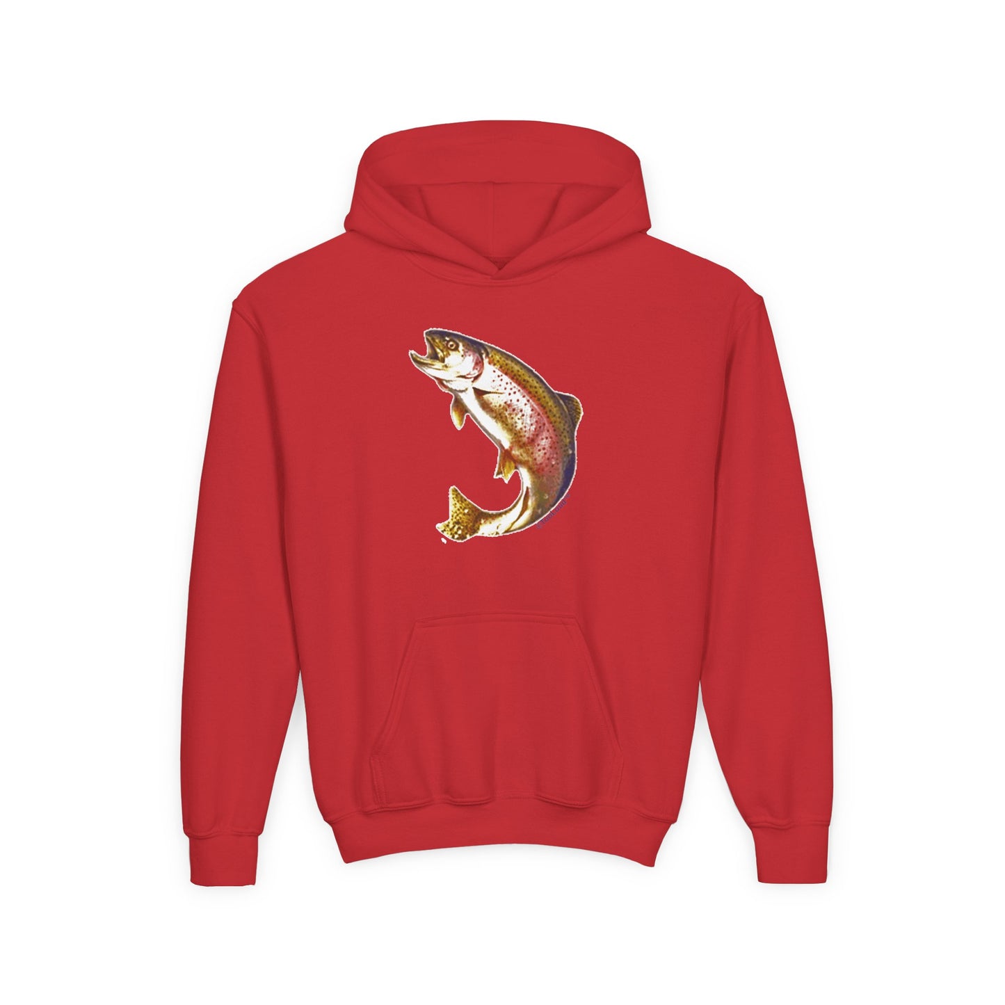 Rainbow Trout Youth Children’s Hoodie Sweatshirt by TOOLOUD