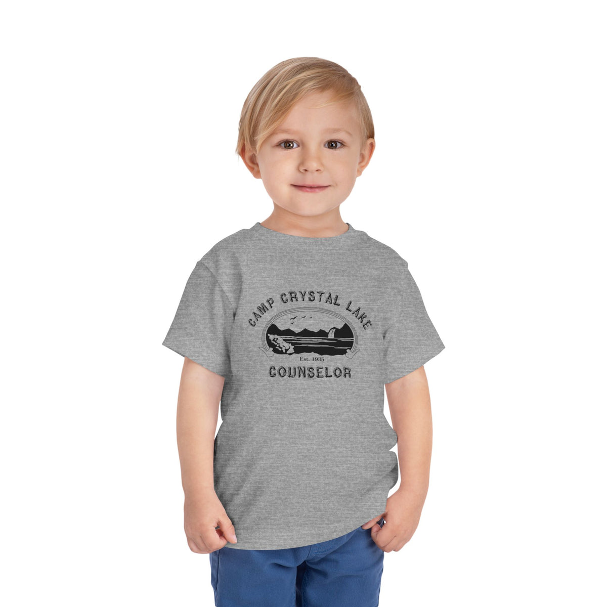 Camp Crystal Lake Counselor – Friday 13 Toddler T-Shirt by TOOLOUD