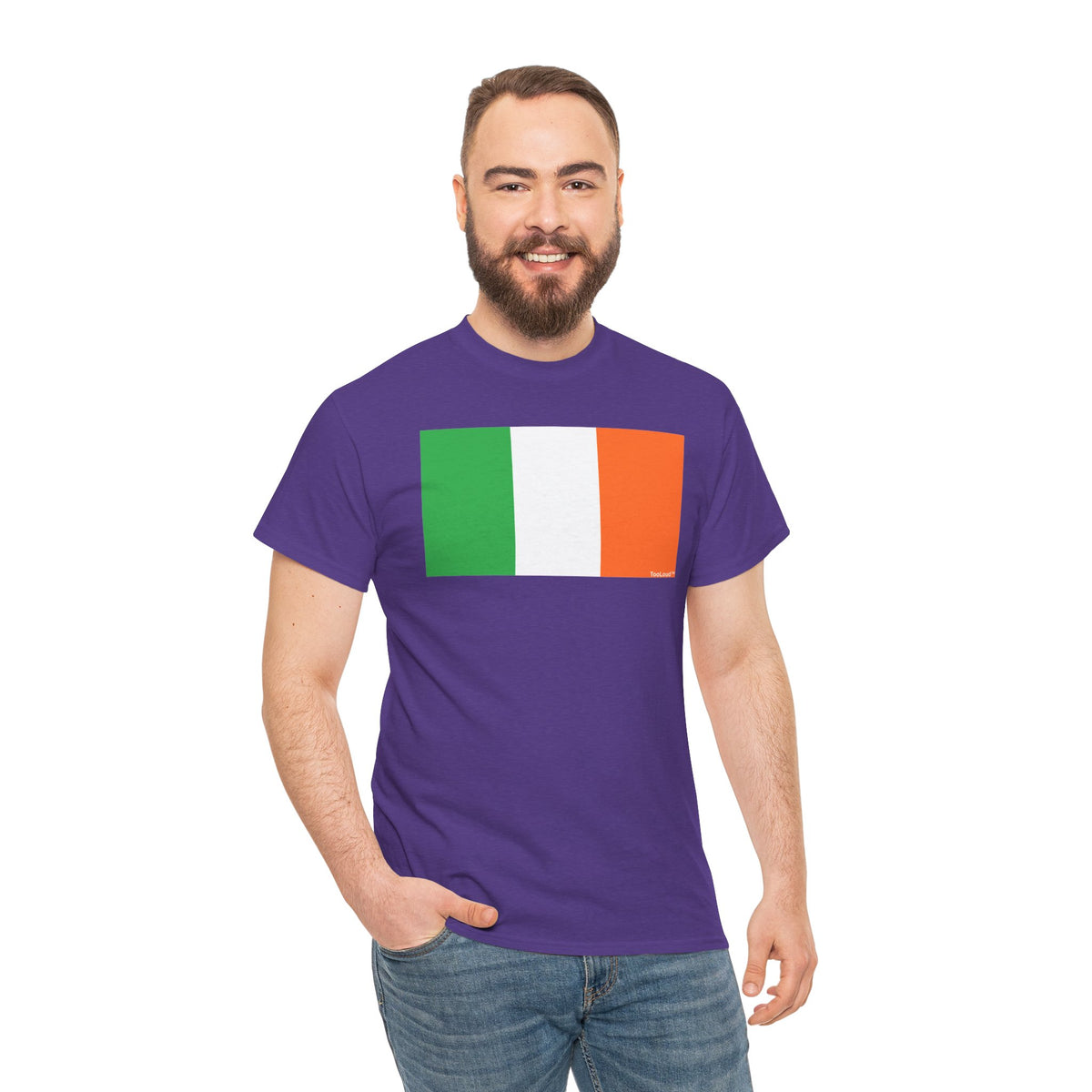 Irish Flag – Flag of Ireland Adult Dark T-Shirt by TOOLOUD