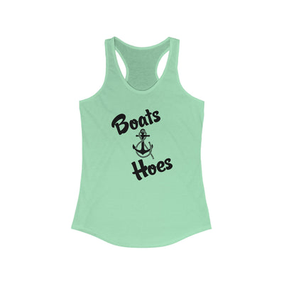 Boats and Hoes Women's Racerback Tank Top By TOOLOUD