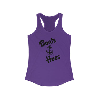 Boats and Hoes Women's Racerback Tank Top By TOOLOUD