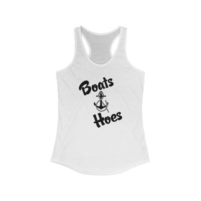 Boats and Hoes Women's Racerback Tank Top By TOOLOUD