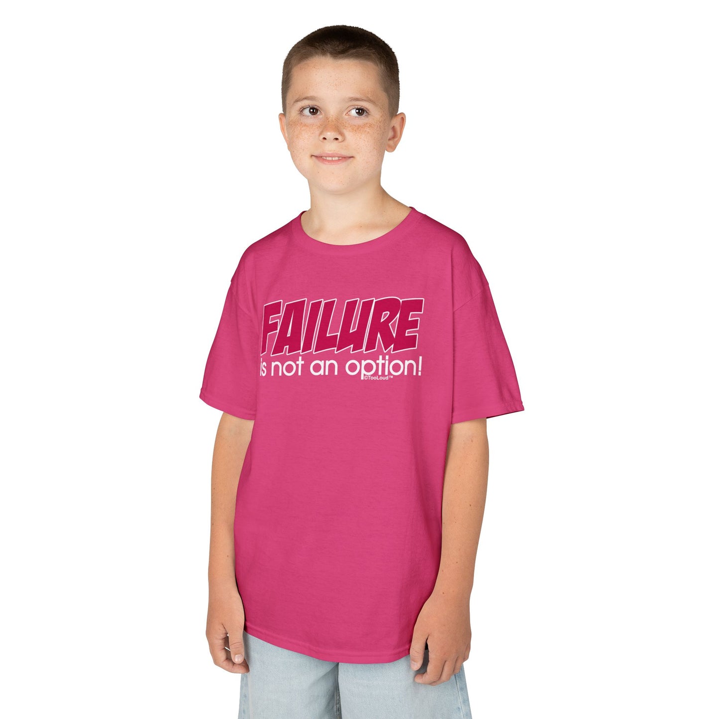 Failure Is Not an Option Children’s Dark T-Shirt by TOOLOUD