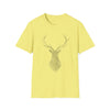 TOOLOUD Majestic Stag Distressed - Premium Adult T-Shirt for the Modern Individual