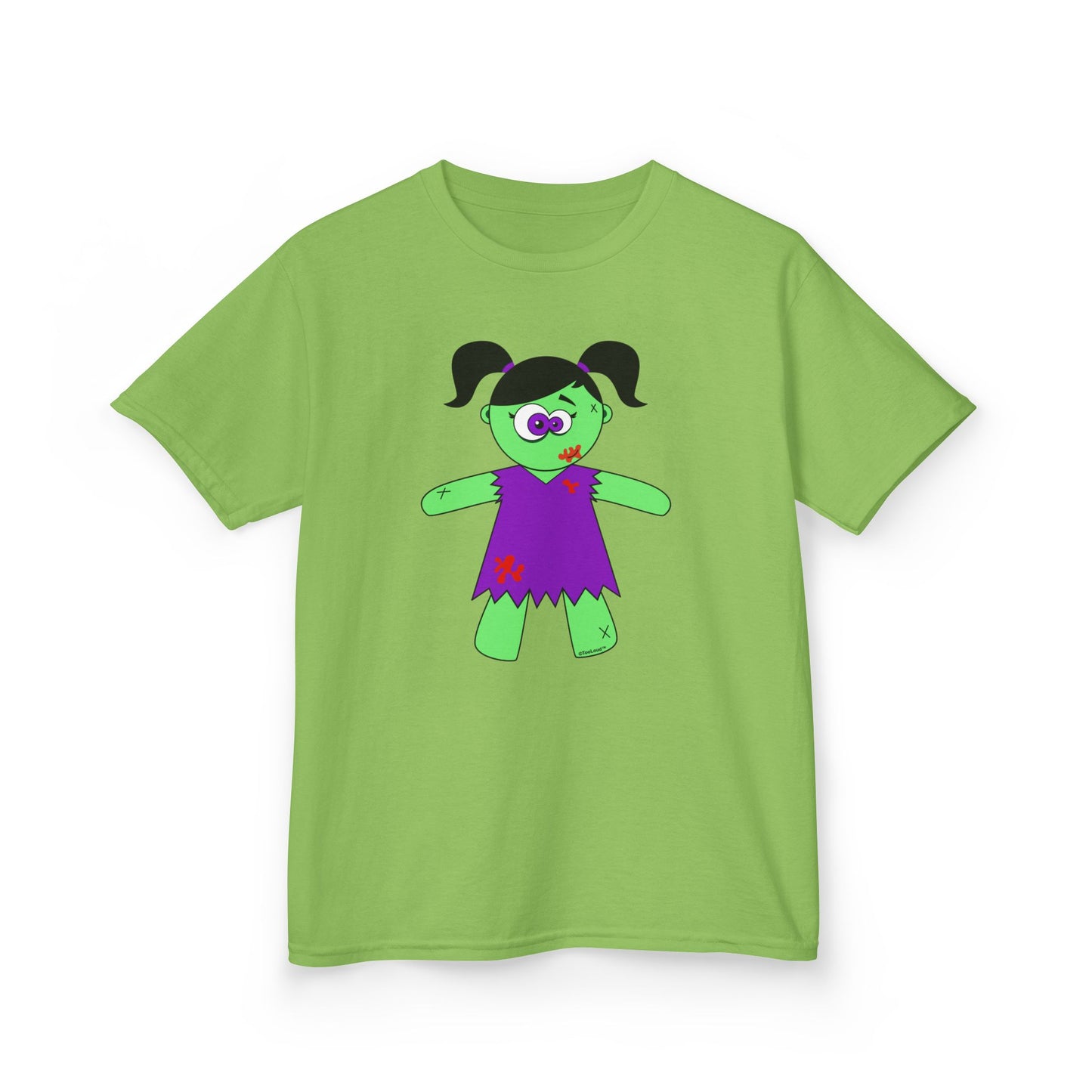 Zombie Girl Halloween Children’s T-Shirt by TOOLOUD