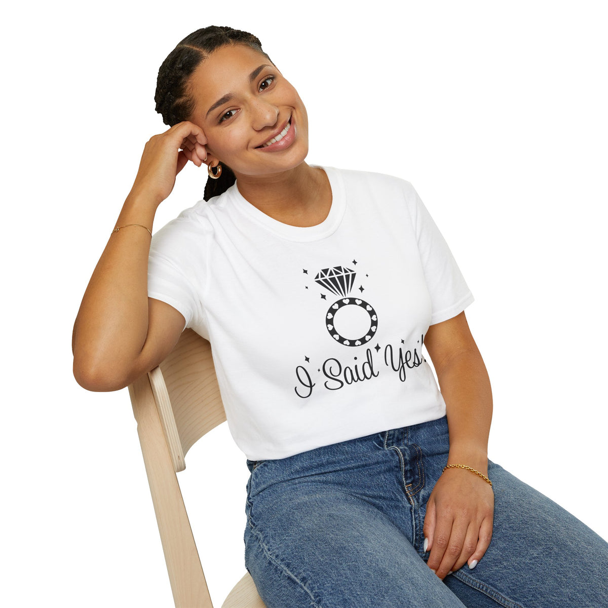 I Said Yes – Diamond Ring Women's T-Shirt by TOOLOUD