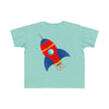 Space Rocket Ship and Stars Toddler T-Shirt by TooLoud