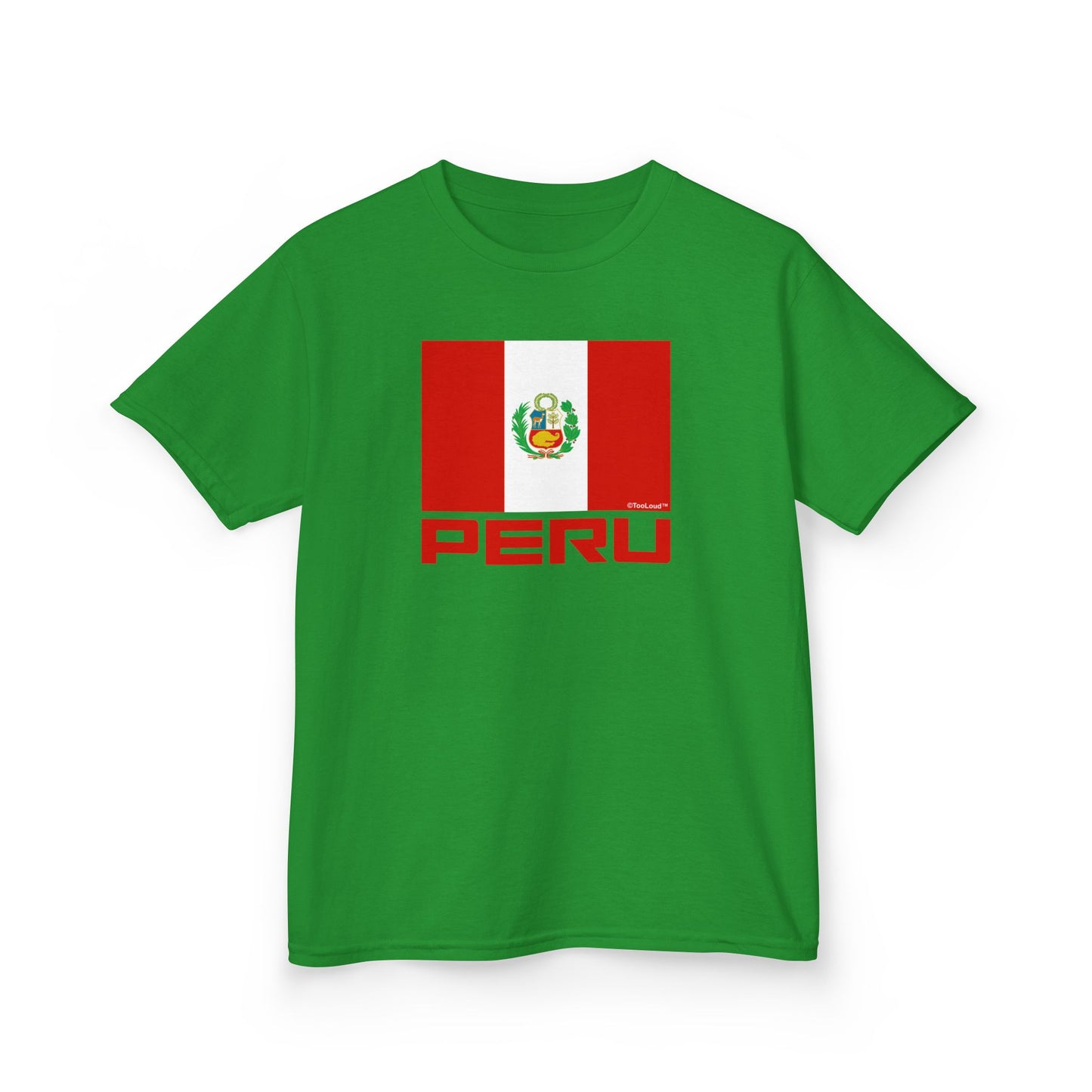 Peru Flag Children’s T-Shirt by TOOLOUD