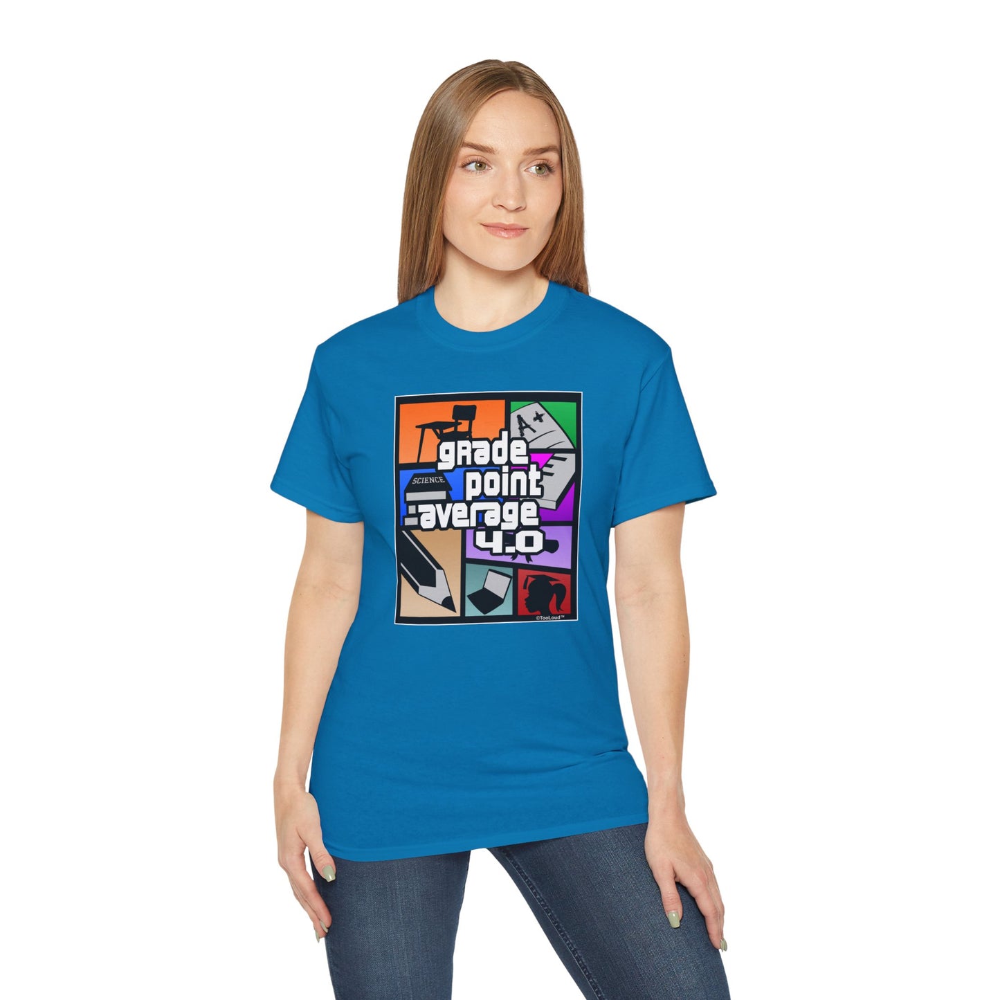 GPA 4 – Grade Point Average Unisex T-Shirt by TOOLOUD