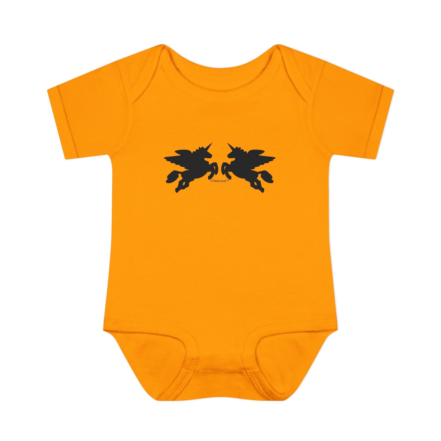 Unicorn Pegasus Design Baby Romper Bodysuit by TOOLOUD