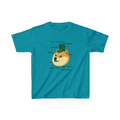 TooLoud St. Patrick's Day Leprechaun Doge Children's T-Shirt