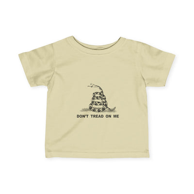 Subdued Don't Tread On Me Gadsden Flag Rattlesnake Infant T-Shirt