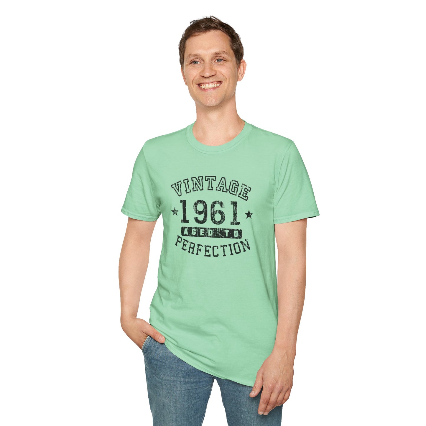 Customized Retro Birth Year Worn-In Unisex Tee for Adults – Exclusively by TooLoud