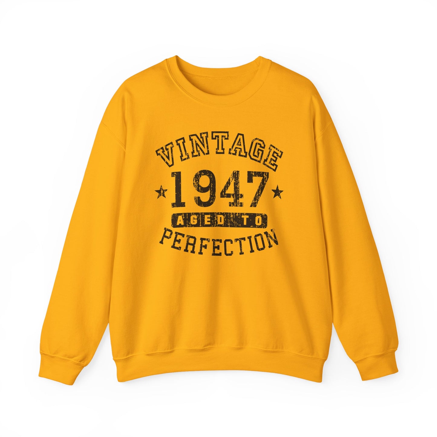 1947 - Vintage Birth Year Sweatshirt Adults Unisex by TOOLOUD
