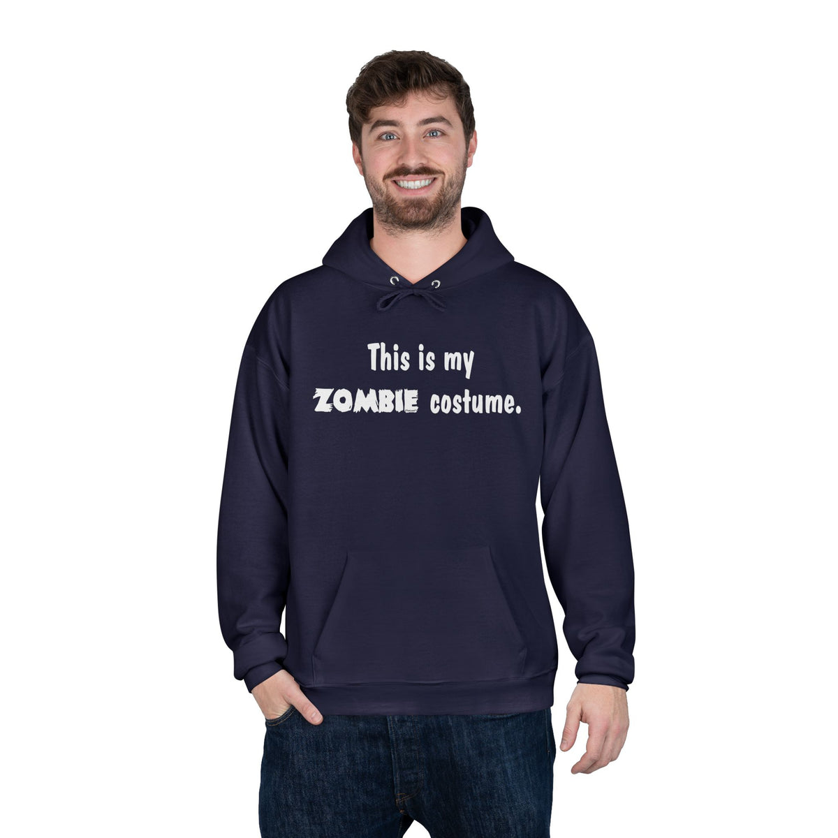 This Is My Zombie Costume – Halloween Dark Pullover Hoodie Sweatshirt by TOOLOUD