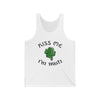 TooLoud Kiss Me I'm Irish Tank Top | Classic St. Patrick's Day Jersey SleevelessShirt