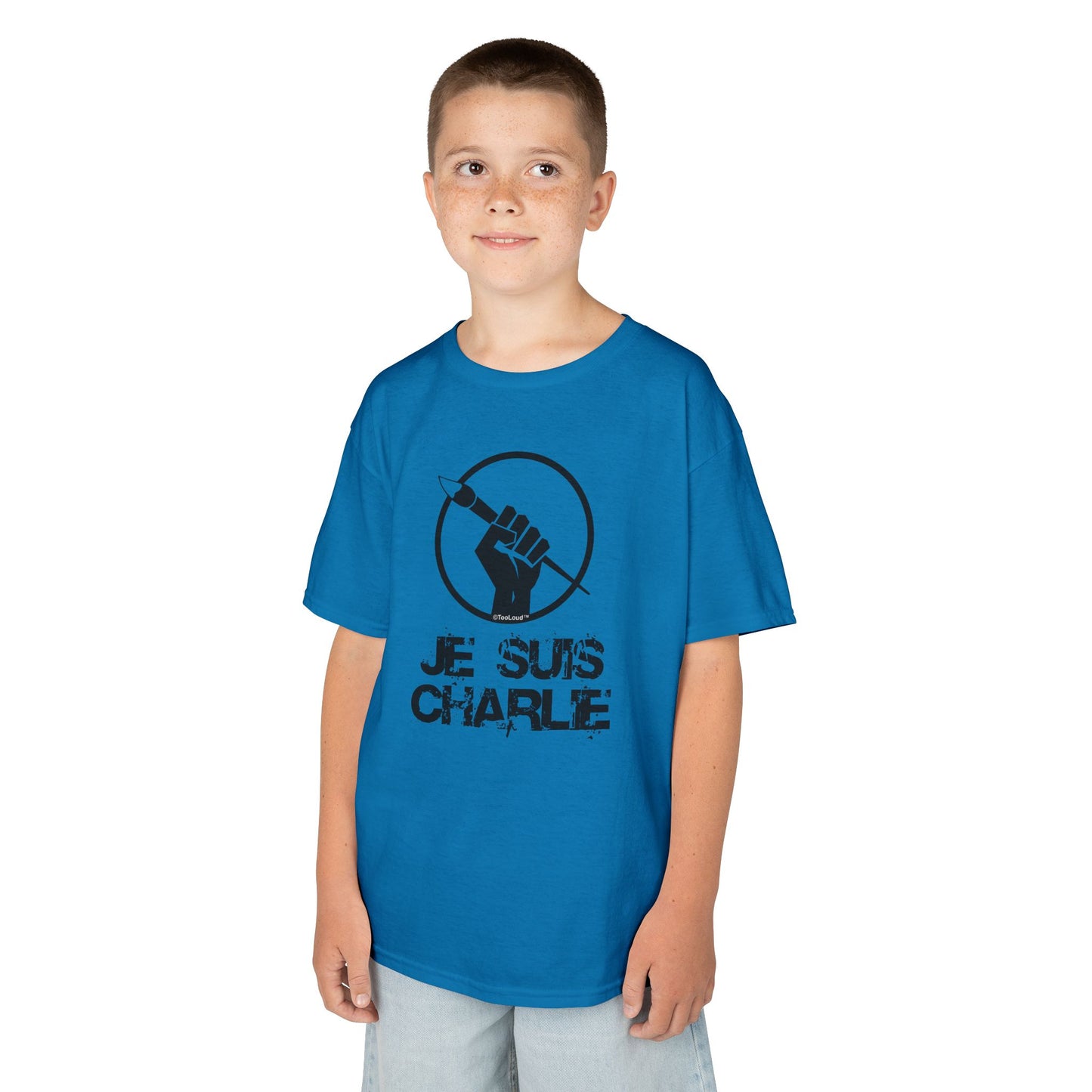 Je Suis Charlie Children's Heavy T-Shirt by TOOLOUD