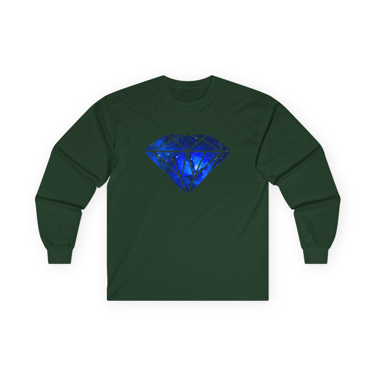 Space Diamond Adult Long Sleeve T-Shirt by TOOLOUD
