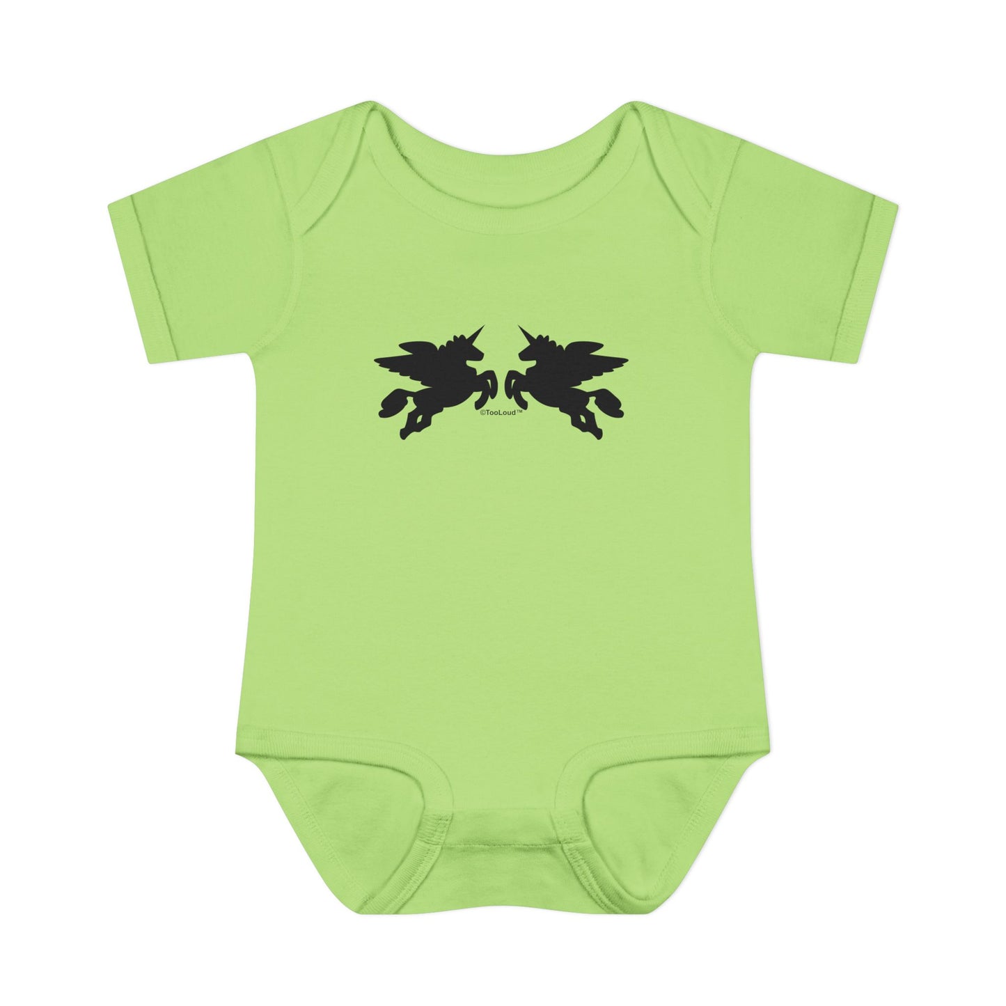 Unicorn Pegasus Design Baby Romper Bodysuit by TOOLOUD