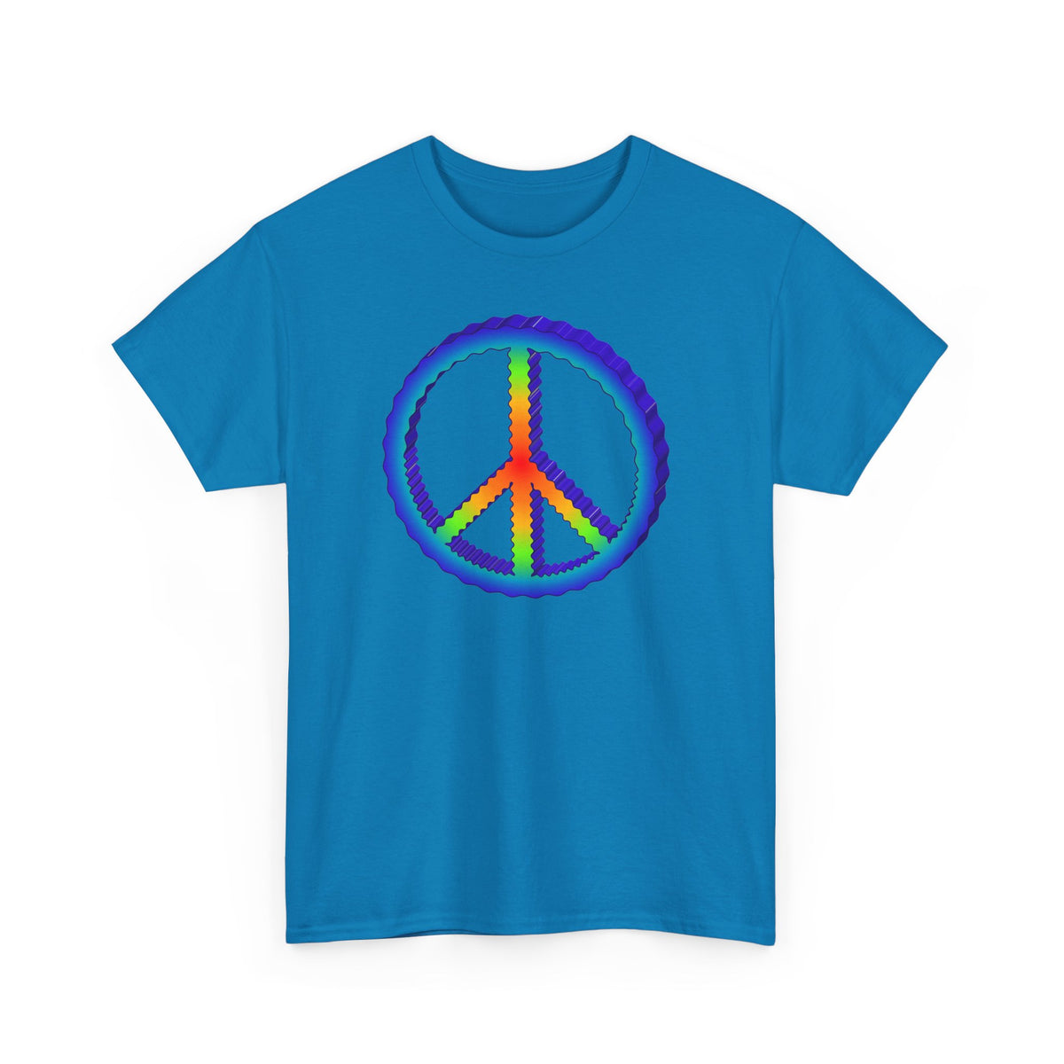 Rainbow Peace Adult Dark T-Shirt by TOOLOUD