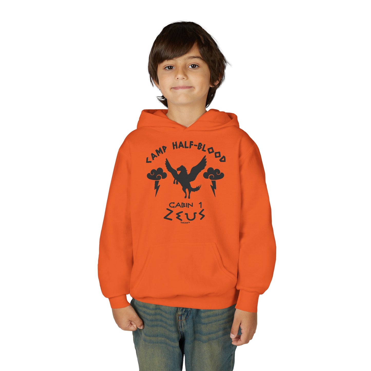 Camp Half Blood Cabin 1 Zeus Youth Children's Hoodie by TOOLOUD