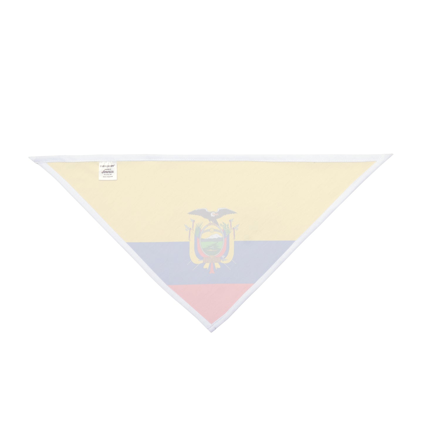 Ecuador Flag AOP Dog/Pet Bandana – All Over Print, 2 Sizes