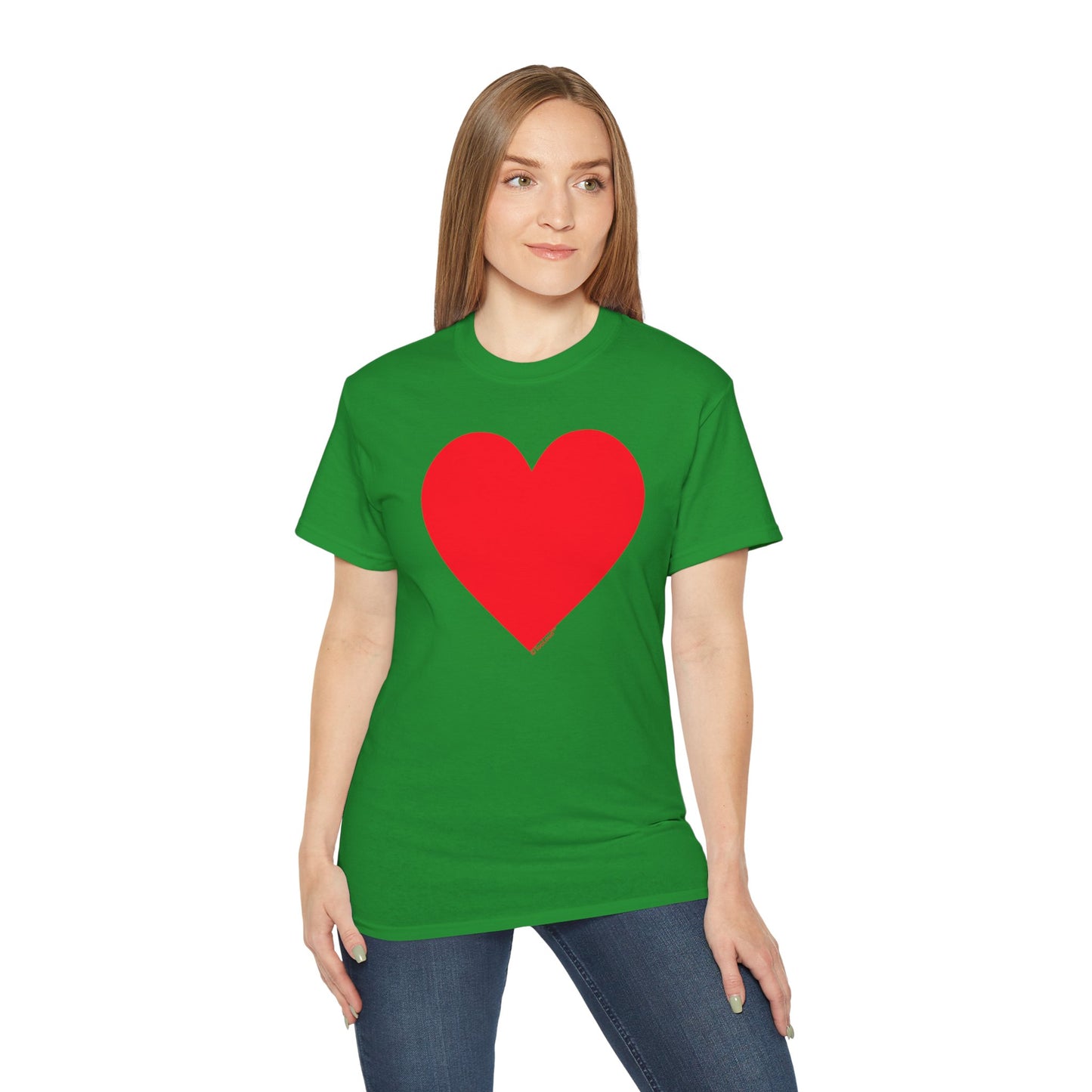 Big Red Heart Valentine's Day Women's T-Shirt by TOOLOUD