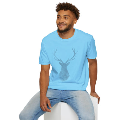 TOOLOUD Majestic Stag Distressed - Premium Adult T-Shirt for the Modern Individual