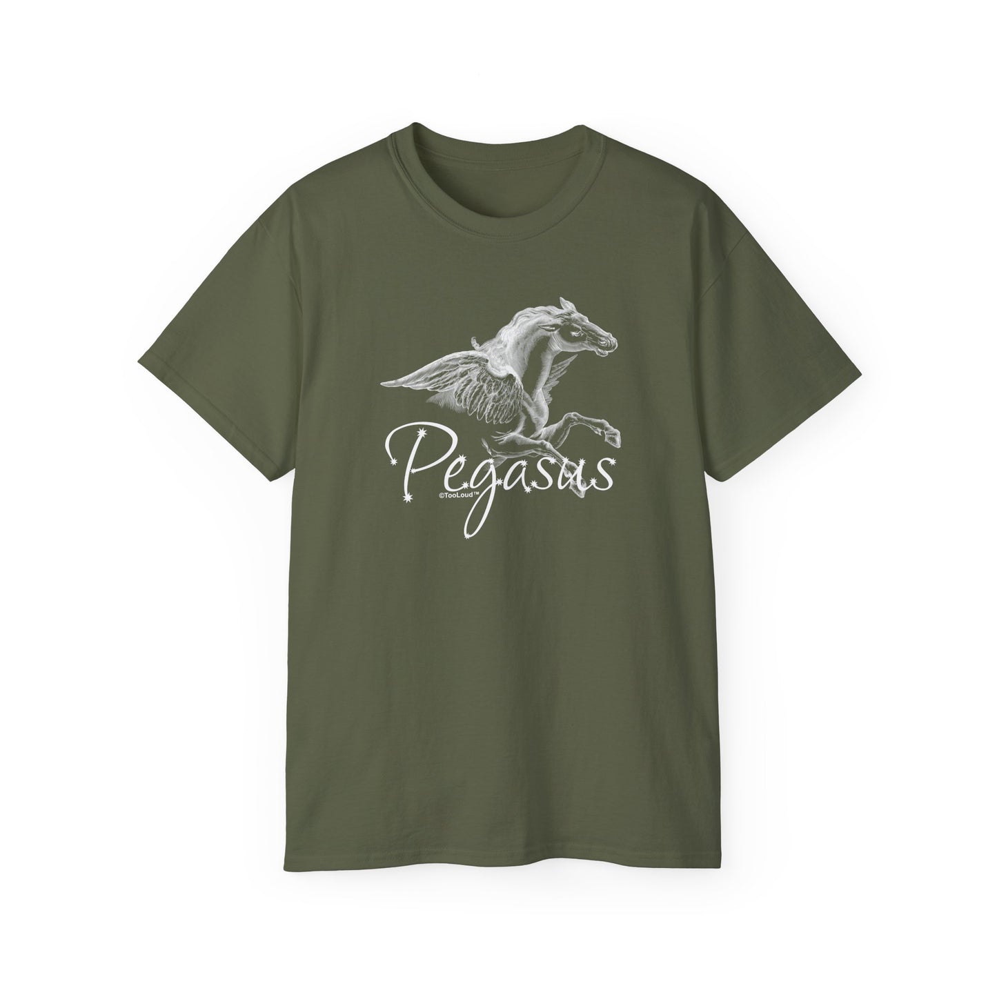 Pegasus Illustration Women’s Dark T-Shirt – by TOOLOUD
