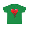 Crumbling Broken Heart Adult Unisex T-Shirt Tee