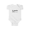 TOOLOUD Funcle - Fun Uncle Baby Romper Infant Fine Jersey Bodysuit