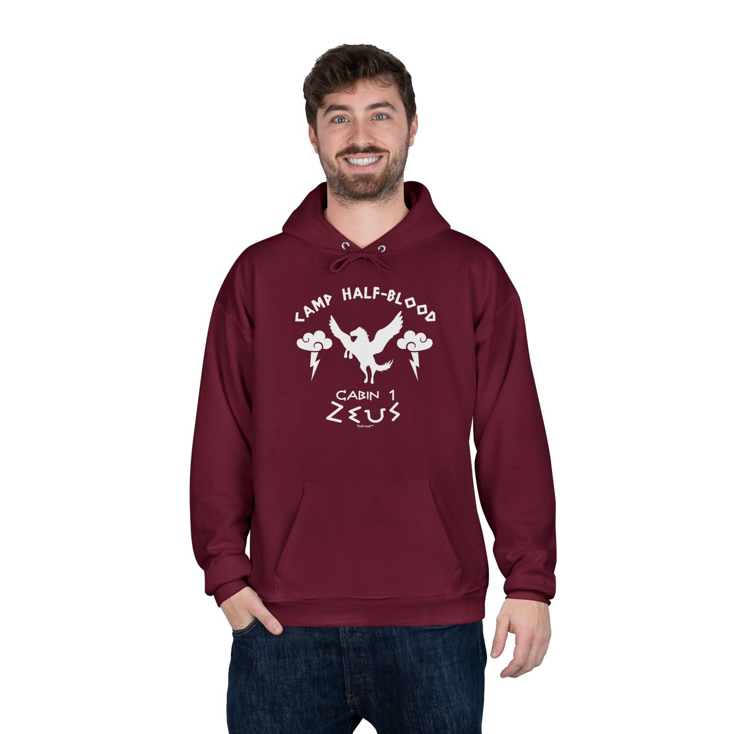 TOOLOUD Camp Half Blood Cabin 1 Zeus Dark Hoodie Sweatshirt