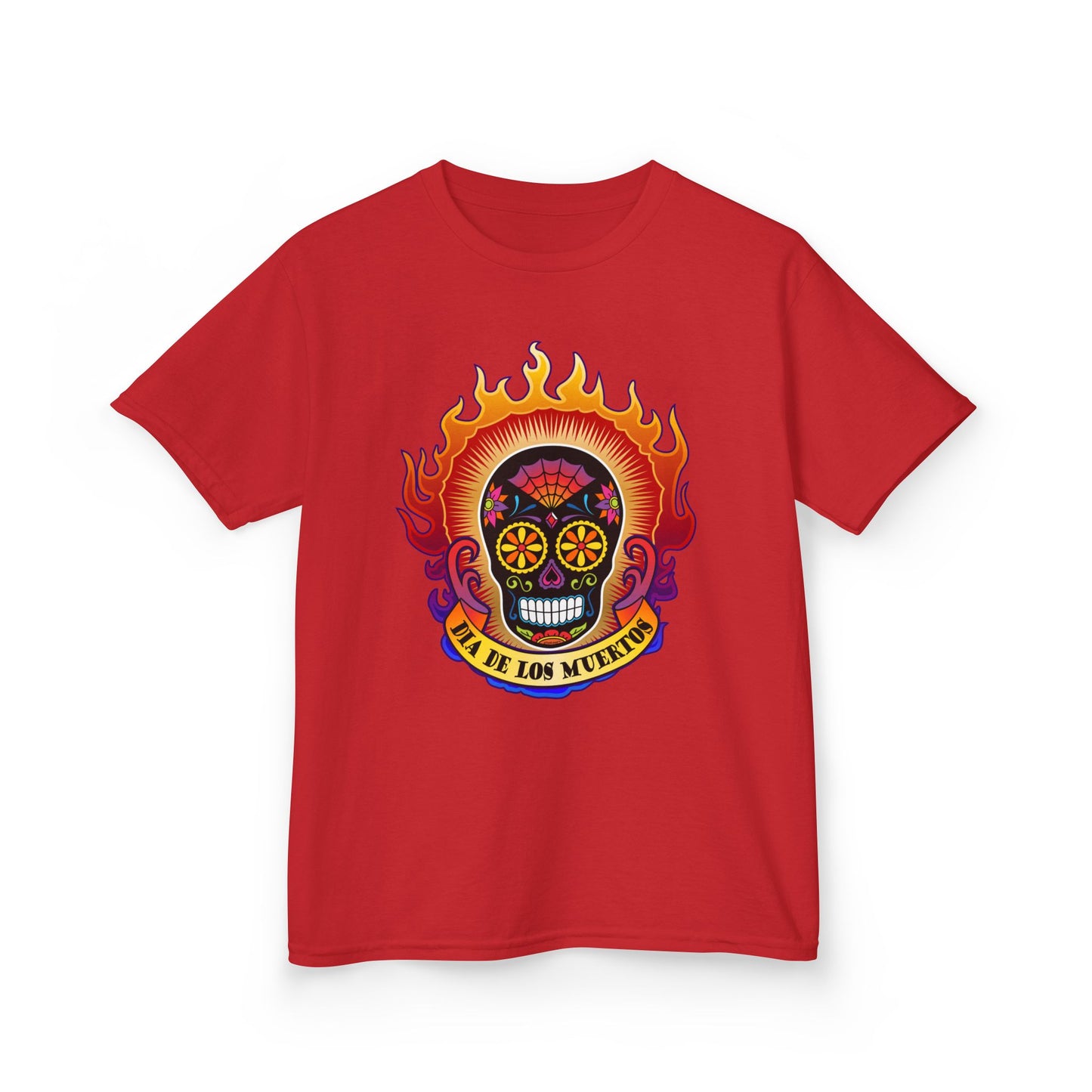 Dia de Los Muertos Sacred Calavera – Day of the Dead Children’s T-Shirt by TOOLOUD