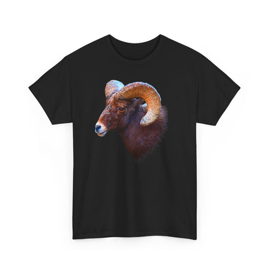 Majestic Bighorn Ram Adult Dark T-Shirt by TOOLOUD