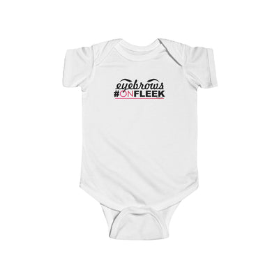 Eyebrows On Fleek Baby Romper Bodysuit By TOOLOUD