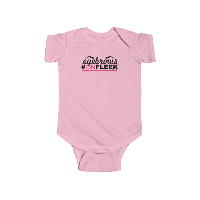 Eyebrows On Fleek Baby Romper Bodysuit By TOOLOUD