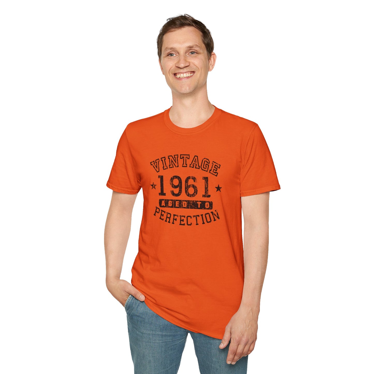 Customized Retro Birth Year Worn-In Unisex Tee for Adults – Exclusively by TooLoud